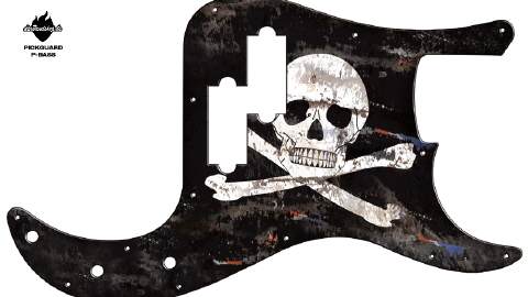 Design Pickguard - Pirate - P-Bass