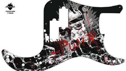 Design Pickguard - Punk - P-Bass