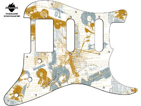 Design Pickguard - Jimi - Stratocaster