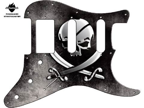 Design Pickguard - Pirate Skull