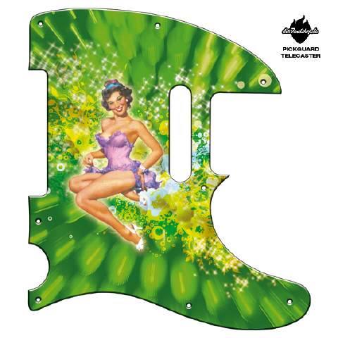 Design Pickguard - Pinup Mary