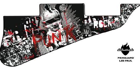 Design Pickguard - Punk - Les Paul