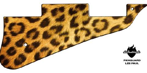 Design Pickguard - Leopard - Les Paul