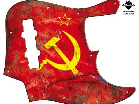 Design Pickguard - USSR - Jazz Bass