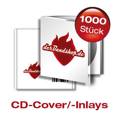 CD Cover/ Inlaycard - 1.000 Stück