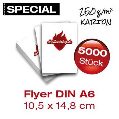 Flyer DIN A6 5.000 Stück Special