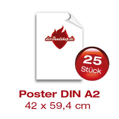 Bandposter DIN A2 - 25 Stück