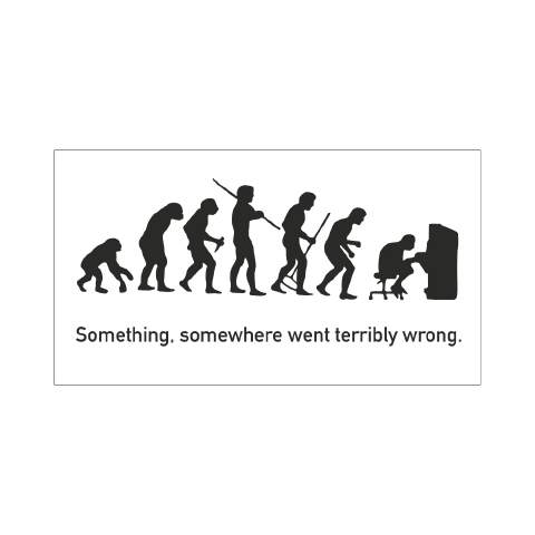 Something, somewhere went terribly wrong