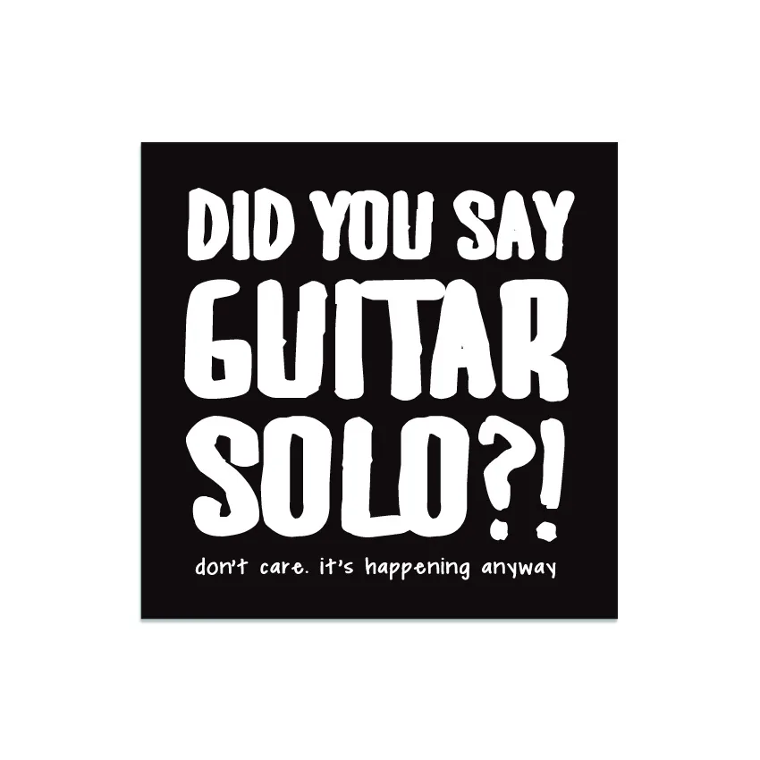 Did you say Guitar Solo?!