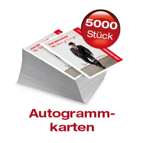 Autogrammkarten 5.000 Stück