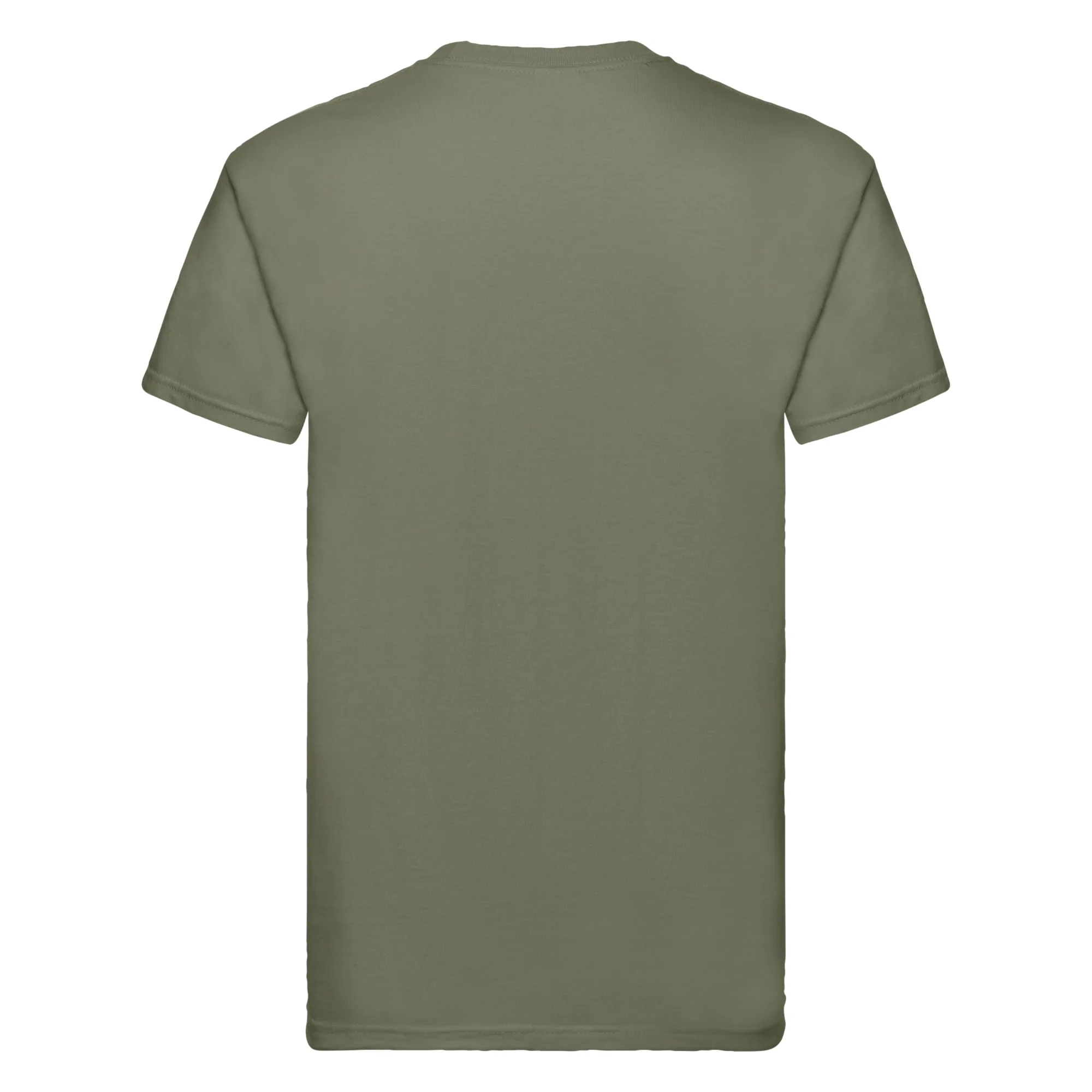 Premium-Bandshirt Unisex – Fruit of the Loom Super Premium T, Rückseite (unbedruckt) – Bandshirts bedrucken lassen beim Bandshop