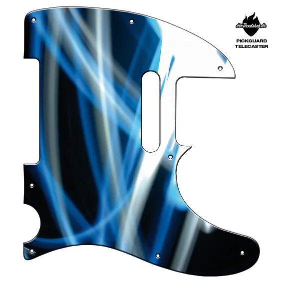 Design Pickguard Telecaster – E Light – Pickguard aus Acryl mit rückseitigem Fotodruck