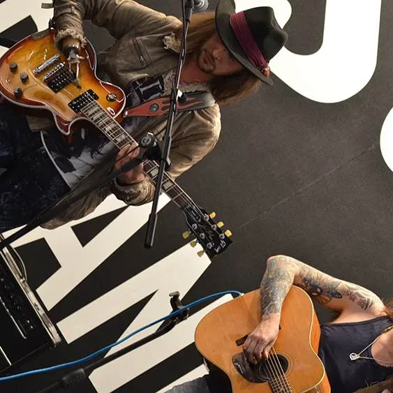 Bandshop GmbH auf der Musikmesse Frankfurt – Session von oben fotografiert