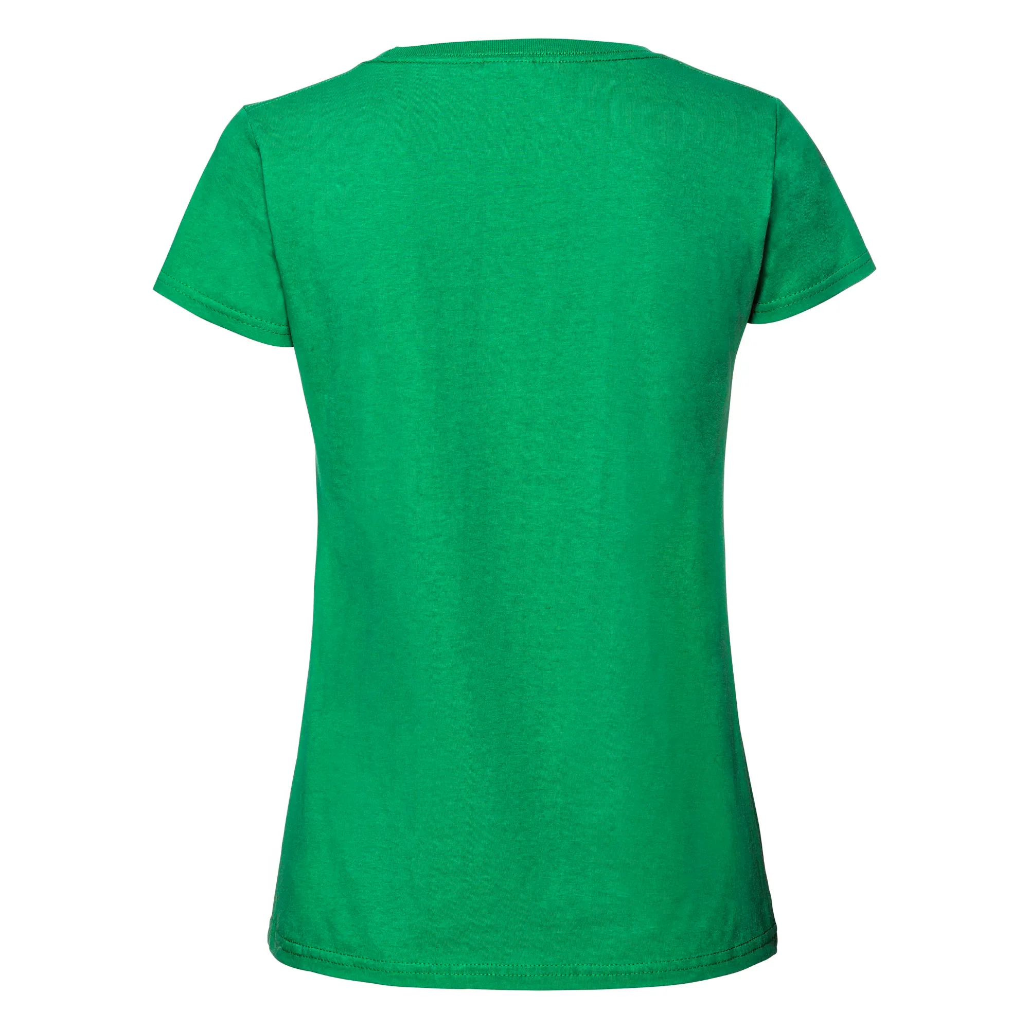Premium-Girlie-Shirt – Fruit of the Loom Ladies Iconic 195 T, Rückseite (unbedruckt) – Bandshirts bedrucken lassen beim Bandshop