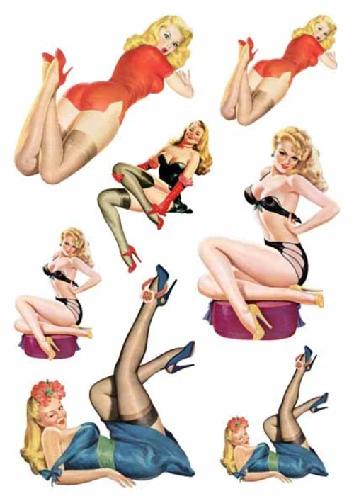 Waterslide Decal - Pin-Up Sexy 5
