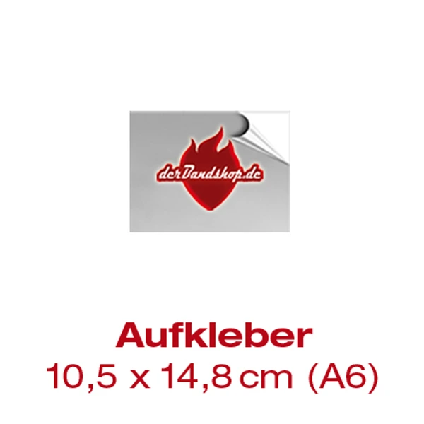 10 Bandaufkleber DIN A6