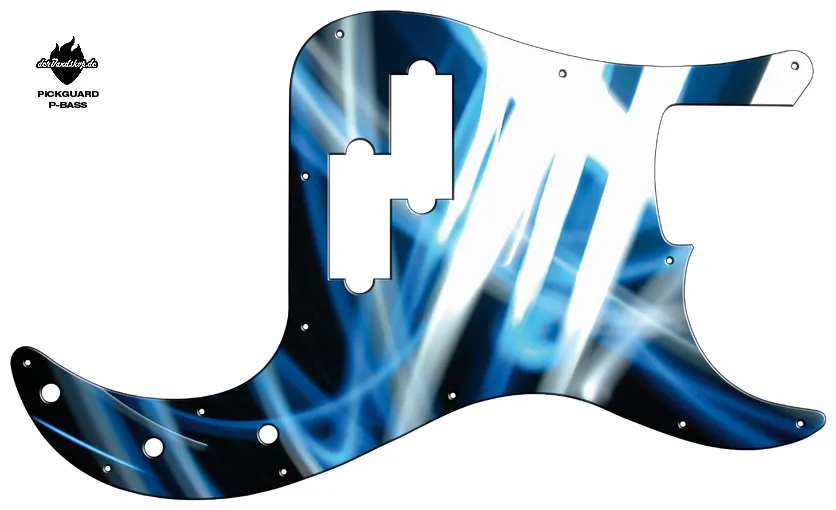 Design Pickguard P-Bass – E Light – Pickguard aus Acryl mit rückseitigem Fotodruck